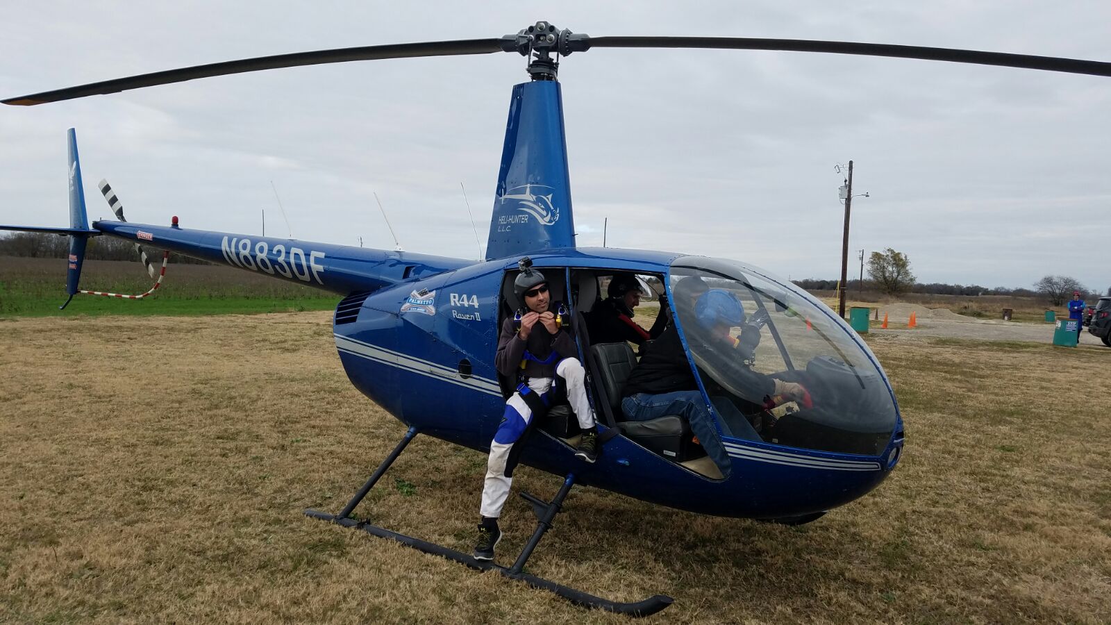 Helicopter Taking Off